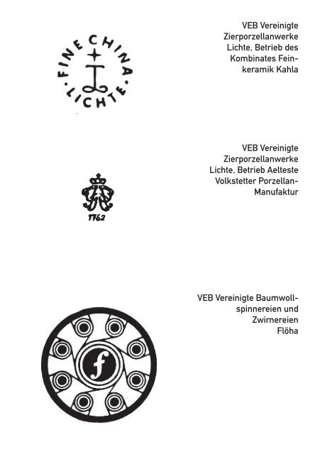 Signetgestaltungen der DDR