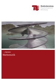 Mathematik - Allgemeine Studienberatung an der TU-Berlin