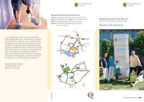 "Gehschule", PDF-Version, ca. 0,5 MB - Rehabilitationsklinik Bad ...