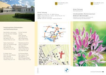 Flyer Beckenbodenzentrum, PDF-Version, ca. 0,4 MB - Klinik Tettnang