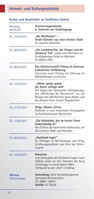 KBW112 Innenteil.indd - Kreisbildungswerk Garmisch