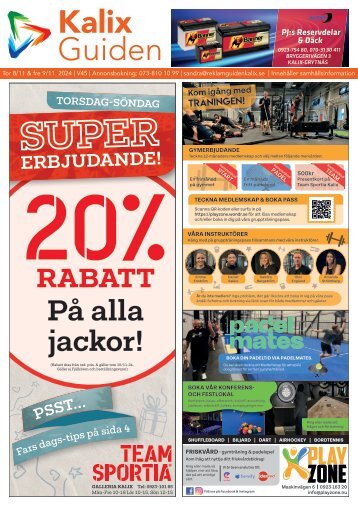 KalixGuiden vecka 45, 2024