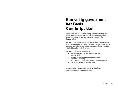 WZO-064-1111 Basis Comfortpakket Beweging 3 - Beweging 3.0