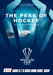 Spengler Gup - Programm 2024