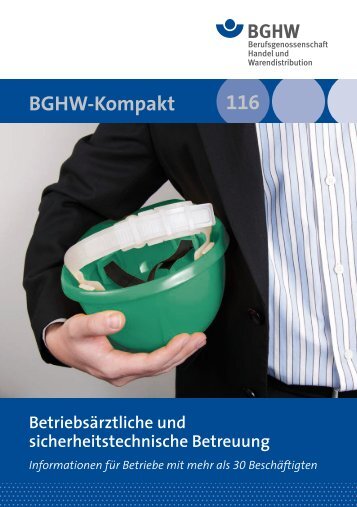 BGHW Kompakt 116 - Berufsgenossenschaft Handel und ...