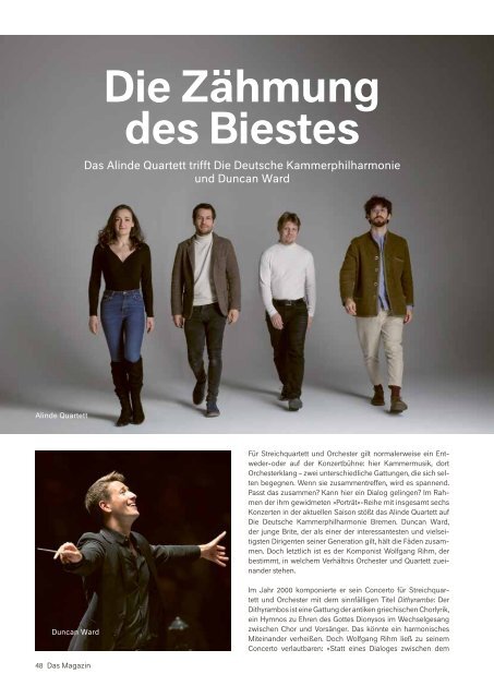 Kölner Philharmonie | Das Magazin NR. 1 FEB / MÄR / APR 2025