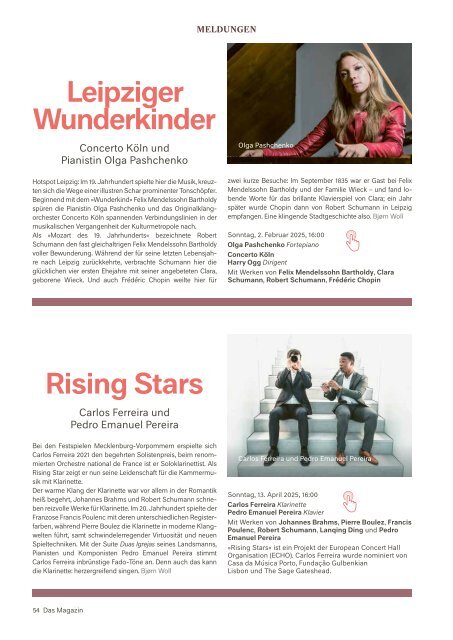 Kölner Philharmonie | Das Magazin NR. 1 FEB / MÄR / APR 2025
