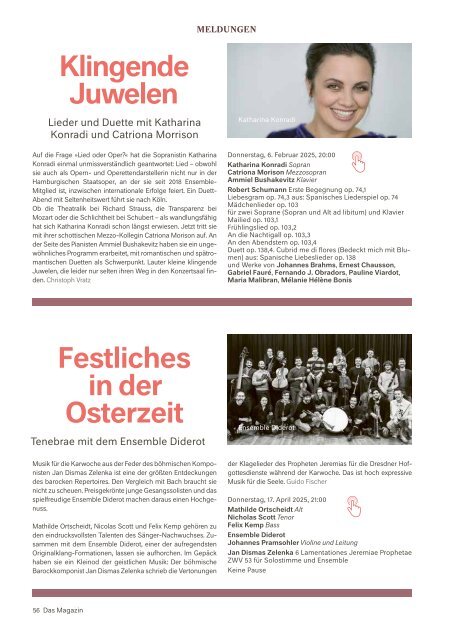 Kölner Philharmonie | Das Magazin NR. 1 FEB / MÄR / APR 2025