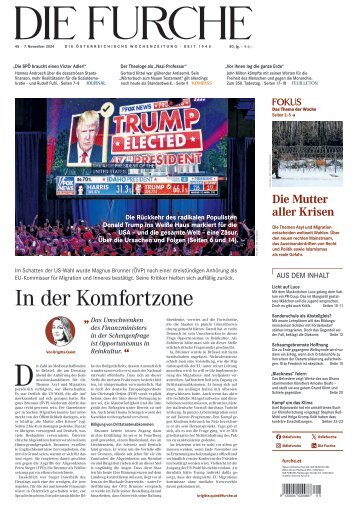 DIE FURCHE 07.11.2024