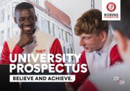 Robins Foundation - University Prospectus
