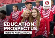 Robins Foundation - Education Prospectus