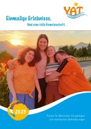 Reisen für junge Erwachsene mit geistiger Behinderung