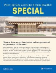 Impact Report - Peter Cipriano Centre for Seniors Health - 2024