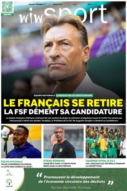 Journal wiwsport n499 - 06 Nov. 2024