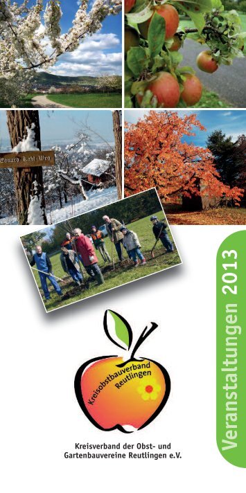 Das Jahresprogramm 2013 als download - Kreisverband der Obst ...