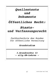 Quellentexte und Dokumente Öffentliches Recht: Staats- und ...