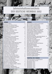 Jahresinhaltsverzeichnis DER DEUTSCHE WEINBAU 2002