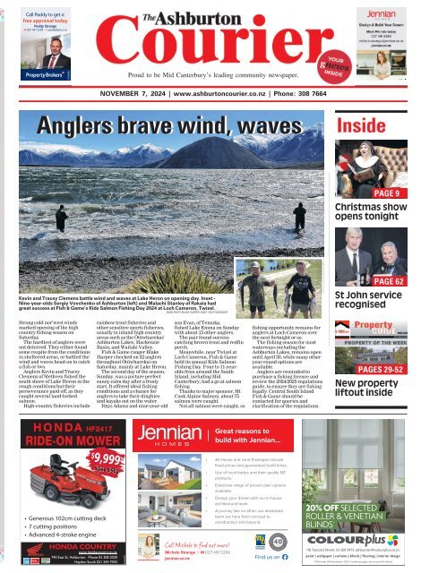 Ashburton Courier: November 07, 2024