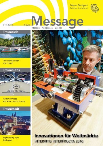 Message Ausgabe 1 /2010 - Messe Stuttgart