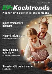 EP:Kochtrends Magazin Ausgabe November/Dezember 2024