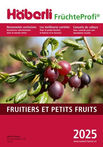 Häberli Früchteprofi 2025 CH Français