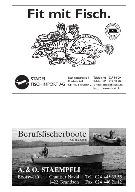 Schweizer Berufsfischer - Schweizerischer Berufsfischerverband