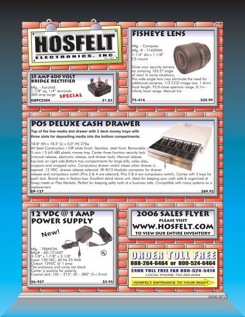 New Hosfelt Electronics Inc