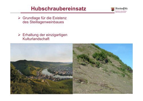 Hubschraubereinsatz im Pflanzenschutz - Weinbauversuchsring Ahr ...