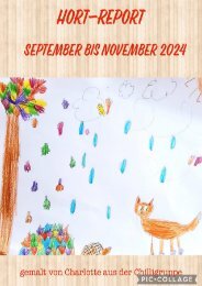 Kinderhort Rehau - Hortreport Herbst 2024