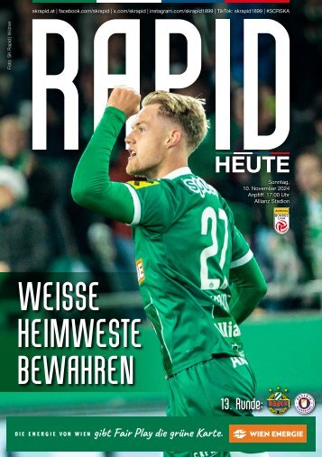Rapid HEUTE: SK Rapid vs. A. Klagenfurt