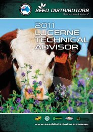 2011 LUCERNE TECHNICAL ADVISOR - Seed Distributors