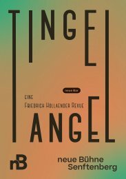 Tingel-Tangel – eine Friedrich Hollaender Revue  • Programmheft 