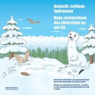 Auf Spurensuche mit Hermelin - Weissenstein-Erlebnis