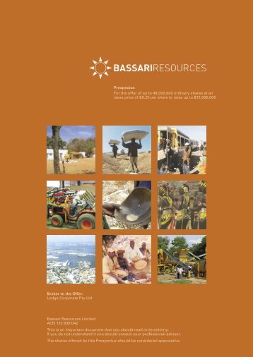 1920 Bassari Prospectus Draft 2.indd - Bassari Resources