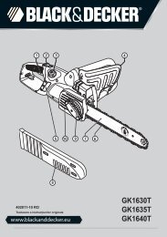 User manual Black & Decker GK1635T (English - 20 pages)