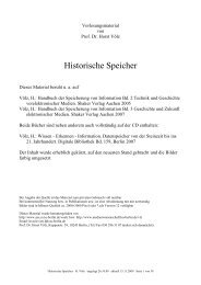 Historische Speicher