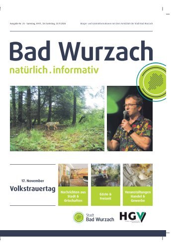 09.11.2024 Bürger- und Gästeinformation Bad Wurzach