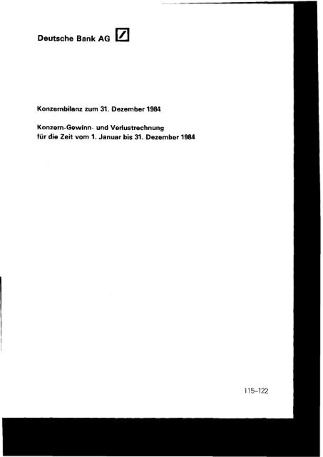 1984 - Historische Gesellschaft der Deutschen Bank e.V.