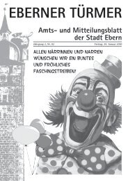 Amts- und Mitteilungsblatt der Stadt Ebern - Ebern aktuell