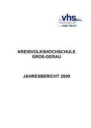 Seite - Kreisvolkshochschule Groß-Gerau