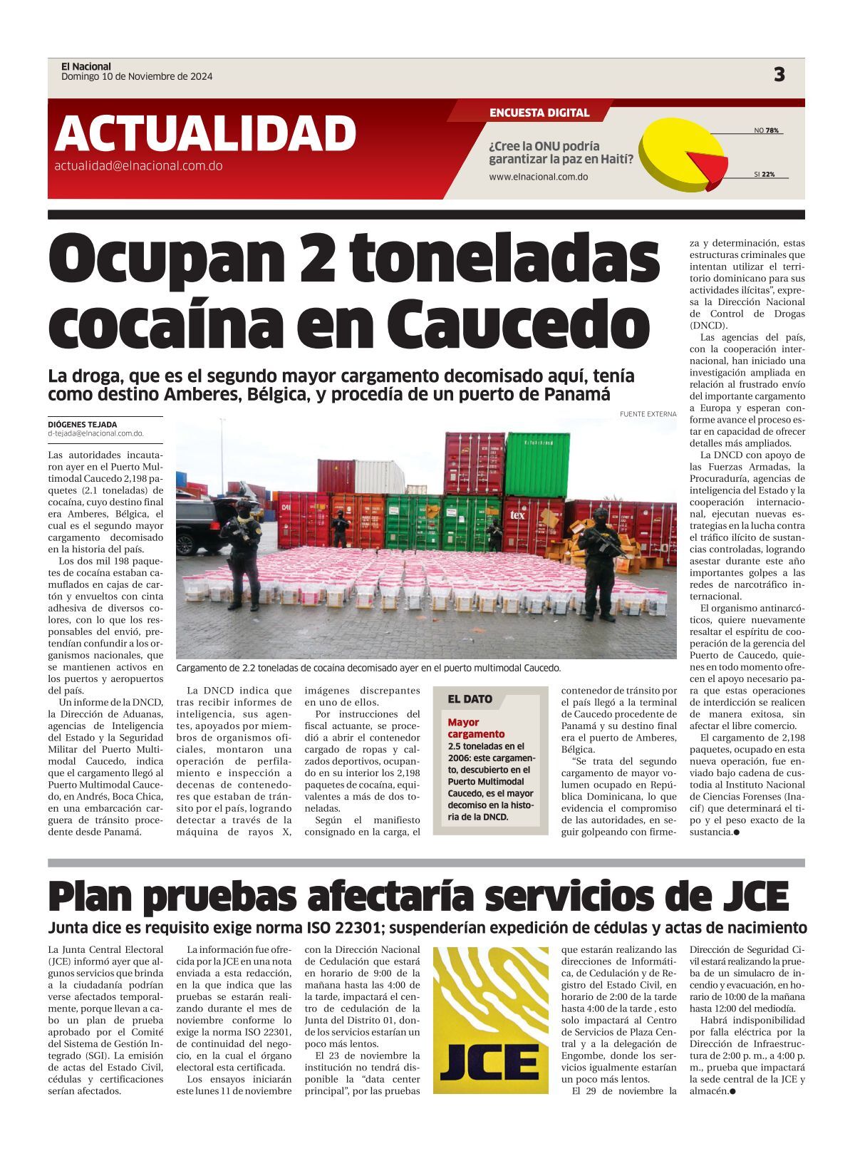 Impreso domingo 10 de noviembre 2024