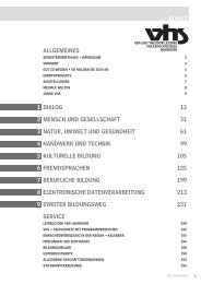 FS 2013 Gesamtdatei zum Programm VHS Hannover