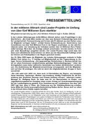 PRESSEMITTEILUNG - LAG Mittlere Altmark