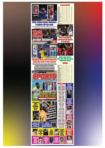 COMPLETE SPORTS - MONDAY, NOV 11, 2024
