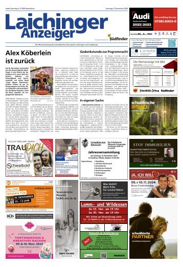 09.11.2024 Laichinger Anzeiger
