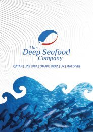 The Deep Seafood Company Brochure Qatar