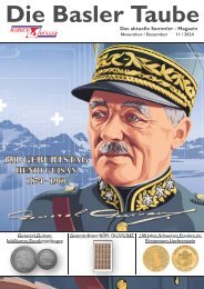 Basler Taube vom November / Dezember 2024