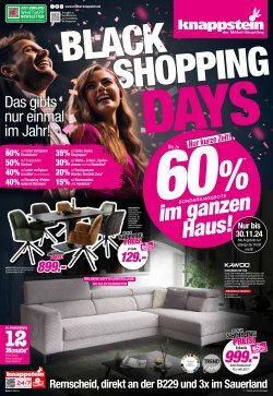 Black Shoppimg Days - Remscheid