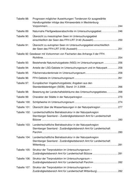 Naturparkplan - Naturpark Sternberger Seenland