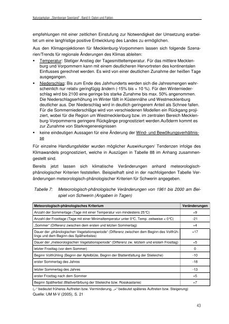 Naturparkplan - Naturpark Sternberger Seenland